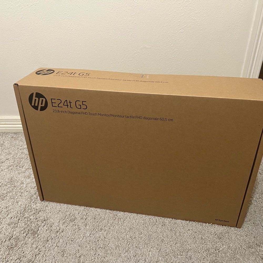 HP E24t G5 23.8-inch FHD Touch Monitor - Black